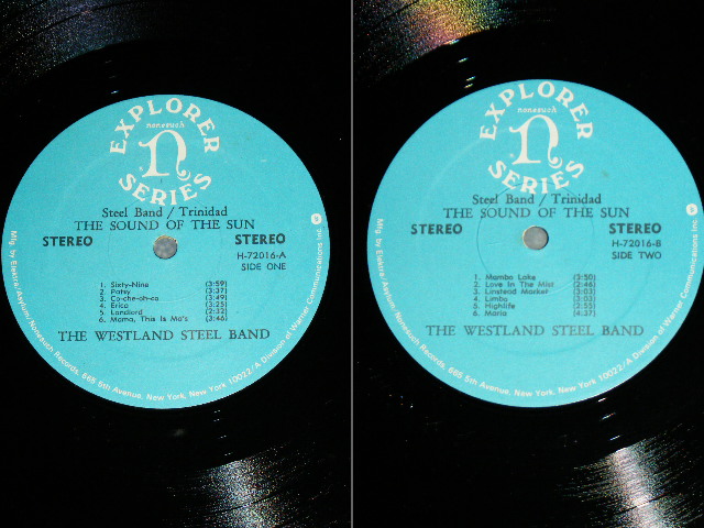 画像: THE WESTLAND STEEL BAND - THE SOUND OF THE SUN  / 1964 US ORIGINAL With JAPANESE LINNER Used STEREO  LP 