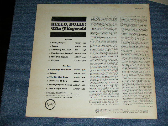 画像: ELLA FITZGERALD - HELLO, DOLLY! /  1960's US "CAPITOL RECORD CLUB Release"  STEREO  Used LP