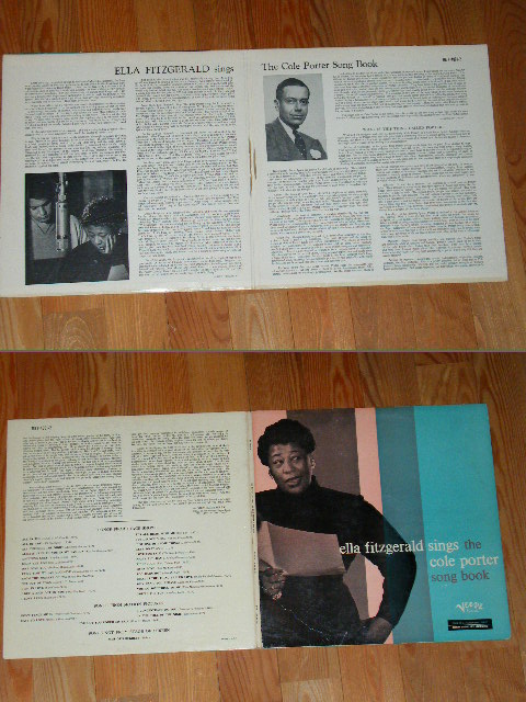 画像: ELLA FITZGERALD - SINGS THE COLE PORTER  SONG BOOK  /  1956 US ORIGINAL "VERVE at BOTTOM Label" MONO Used 2-LP 