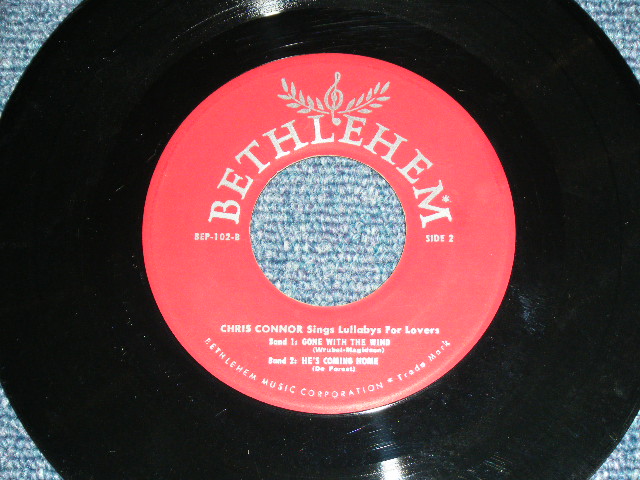 画像: CHRIS CONNOR - SINGS LULLABYS FOR LOVERS  / 1954 US ORIGINAL Used 7"EP With PICTURE SLEEVE 