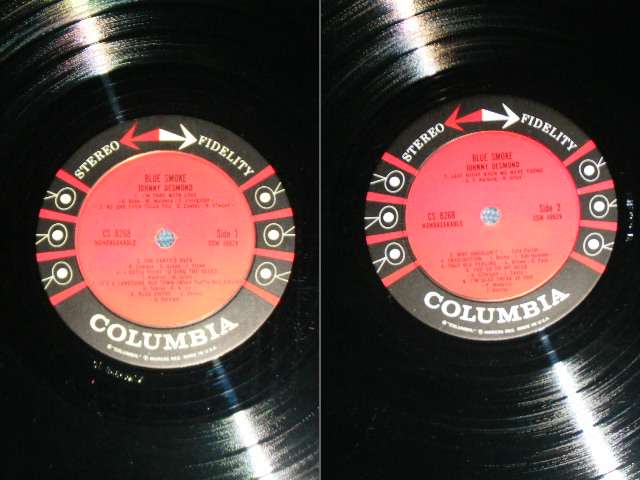 画像: JOHHNY DESMOND - BLUE SMOKE   / 1960 US ORIGINAL "6 EYE'S LABEL" STEREO  Used LP  