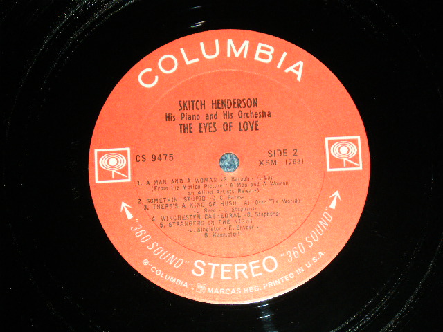 画像: SKITCH HENDERSON - THE EYES OF LOVE /  1967 US ORIGINAL Promo Stamp '360 Sound" Label STEREO  Used LP