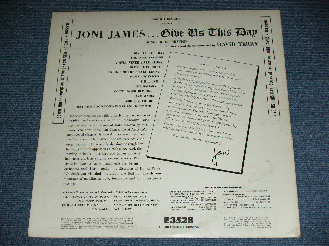 画像: JONI JAMES - GIVE US THIS DAY ( Ex++/Ex ) / 1957 US ORIGINAL 1st Press YELLOW LABEL MONO Used LP