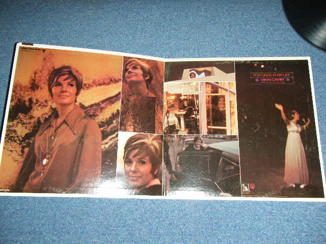 画像: VIKKI CARR - FOR ONCE IN MY LIFE ( VG+++,VG+++,Ex/Ex+++ ) / 1969 US ORIGINAL STEREO  Used LP 