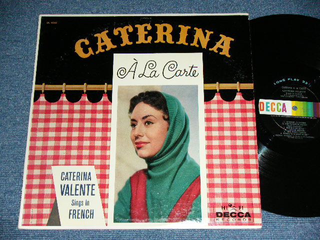 画像1: CATERINA VALENTE - A LA CARTE / SINGS IN FRENCH  ( Ex+/Ex+++ ) / 1959 US ORIGINAL MONO Used LP