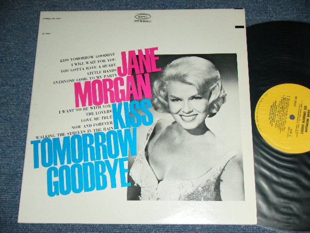画像1: JANE MORGAN - KISS TOMORROW GOODBYE / 1967  US ORIGINAL STEREO LP 