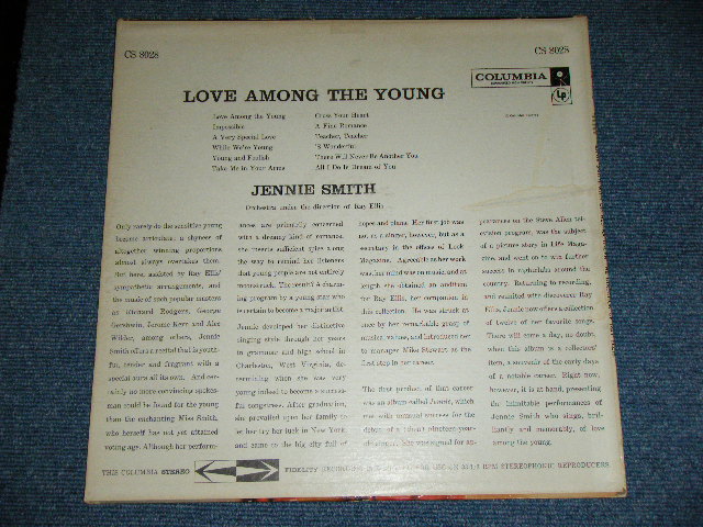 画像: JENNIE SMITH - LOVE AMONG THE YOUNG  / 1959 US ORIGINAL STEREO  Used  LP  