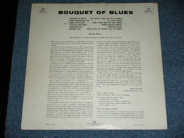 画像: DINAH SHORE - BOUQUET OF BLUES (Ex+/Ex+++ )   / 1956 US AMERICA ORIGINAL MONO Used LP 