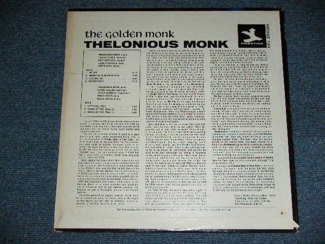 画像: THELONIOUS MONK -  THE GOLDEN MONK  / 1960's US DARK BLUE with SILVER PRINT Label REISSUE of 7245 Used LP
