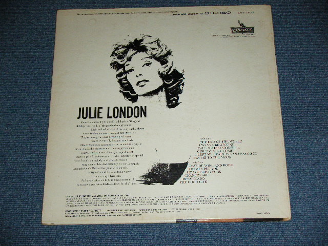 画像: JULIE LONDON - THE END OF THE WORLD ( Ex/Ex+ ) /1963 US STEREO ORIGINAL Used LP