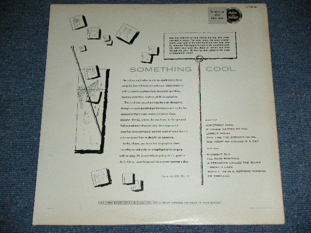 画像: JUNE CHRISTY - SOLMETHING COOL ( Ex+++/MINT-  ) / 1960's US AMERICA "2nd Press 'OPENED EYES' Cvr" STEREO Used LP 