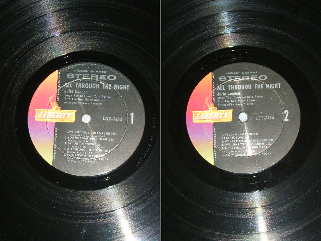 画像: JULIE LONDON - ALL THROUGH THE NIGHT(  MINT-/Ex+++ ) / 1965 US ORIGINAL 1st PRESS LOGO Label STEREO LP 