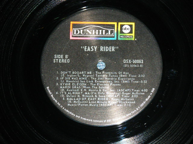 画像: ost v.a. ( STEPPENWOLF,JIMI HENDRIX,THE BYRDS, etc... ) - EASY RIDER  / 1969  US ORIGINAL  Used LP 