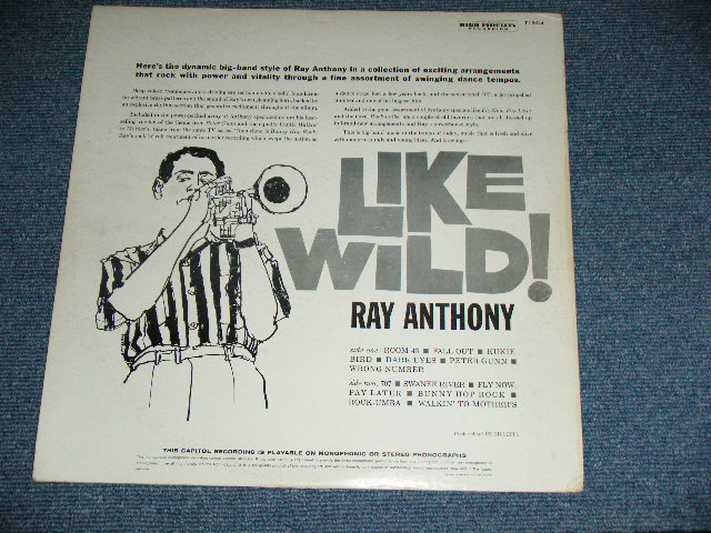 画像: RAY ANTHONY - LIKE WILD! / 1959 US "BLACK With RAINBOW CAPITOL logo on Left Side" Label MONO Used LP