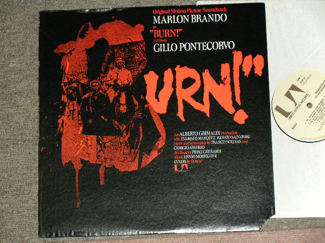 画像1: ost ENNIO MORRICONE - BURN ( Ex++/MINT- )/1970 US ORIGINAL Used LP