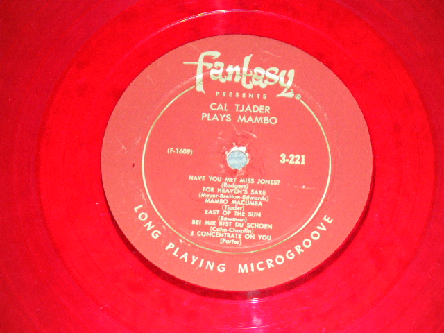 画像: CAL TJADER -  TJADER PLAYS MAMBO / 1956 US ORIGINAL RED Vinyl MONO Used LP  
