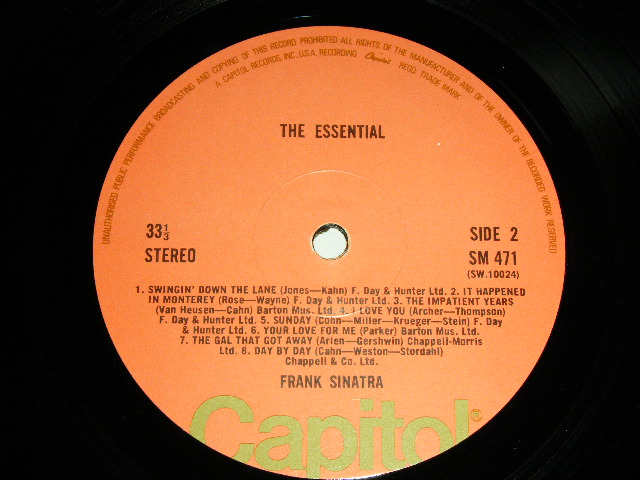 画像: FRANK SINATRA - THE SINATRA TOUCH   / 1981 UK ORIGINAL Mail Order Only 4 LP's Box Set 