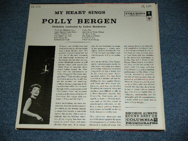 画像: POLLY BERGEN - MY HEART SINGS  ( Ex++/Ex+ ) / 1959 US ORIGINAL 6 EYE'S LABEL MONO  LP 