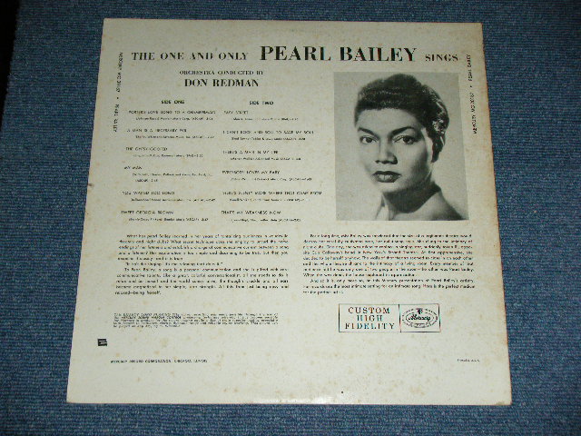 画像: PEARL BAILEY - THE ONE AND ONLY PEARL BAILEY SINGS ( Ex++,Ex/Ex++ )  / 1956 US AMERICA ORIGINAL MONO Used LP