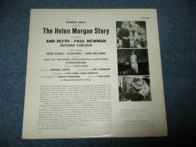 画像: GOGI GRANT - THE HELEN MORGAN STORY ( VG+++ / Ex+ )  / 1957 US ORIGINAL MONO LP