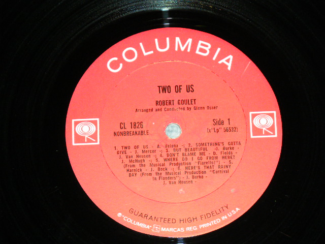 画像: ROBERT GOULET - TWO OF US  / 1962 US AMERICA ORIGINAL 2 EYE'S LABEL MONO Used LP 