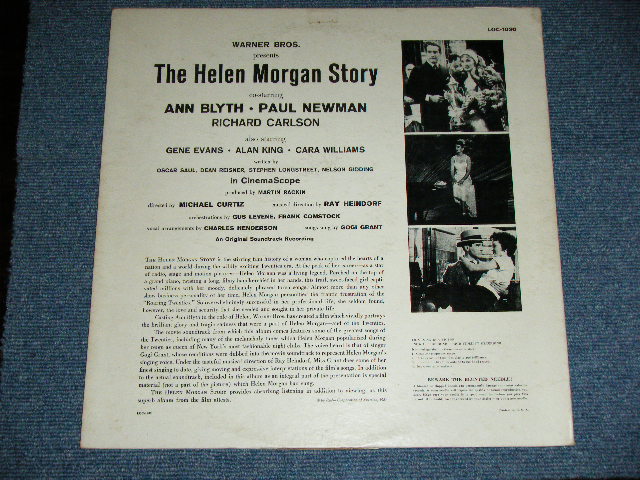 画像: GOGI GRANT - THE HELEN MORGAN STORY ( Ex+ / Ex+++ )  / 1957 US ORIGINAL MONO LP