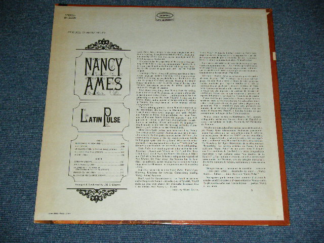 画像: NANCY AMES With LAURINDO ALMEIDA -  LATIN PLUSE ( Ex+/MINT-) / 1966 US ORIGINAL STEREO Used LP