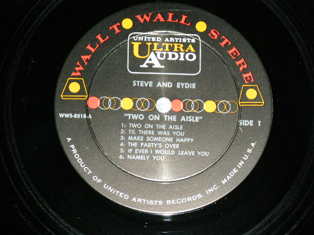 画像: STEVE LAWRENCE & EYDIE GORME - TWO ON THE AISLE  ( Ex+++/MINT-  ) / 1963 US ORIGINAL STEREO Used LP