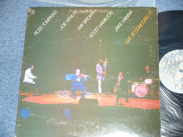 画像1: ROSS TOMPKINS-JOE VENUTI -  LIVE AT THE 1977 CONCORD SUMMER FESTIVAL  / 1978 US AMERICA ORIGINAL Used LP  