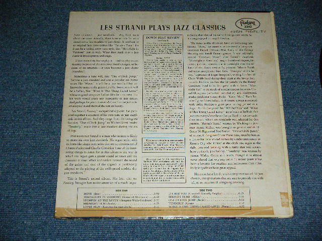 画像: LES STRAND - PLAYS JAZZ CLASSICS  (ORGAN JAZZ )  / 1957 US ORIGINAL RARE!!!! "RED WAX Vinyl"  MONO  Used LP  