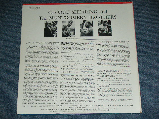 画像: GEORGE SHEARING and THE MONTGOMERY BROTHERS -  GEORGE SHEARING and THE MONTGOMERY BROTHERS / 1961 US ORIGINAL RARE!!!! "1st Press JACKET"  STEREO Used LP  