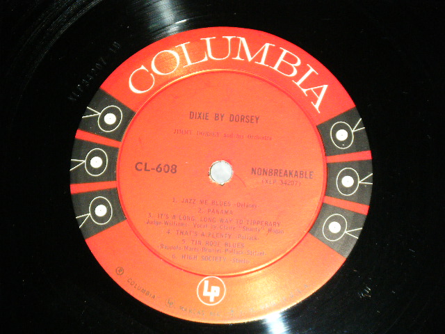 画像: JIMMY DORSEY - DIXIE BY DORSEY  / 1955 US ORIGINAL 2nd Press  BLACK 6 EYES  Label MONO Used LP 