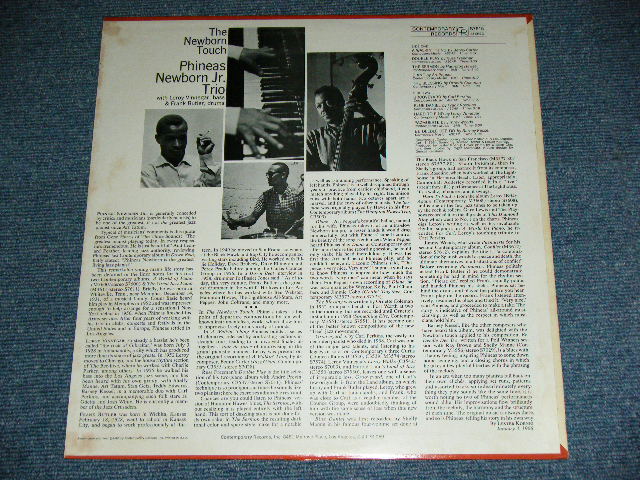 画像: PHINEAS NEWBORN JR. TRIO - THE NEWBORN TOUCH  / 1964 US AMERICA ORIGINAL  STEREO Used LP  