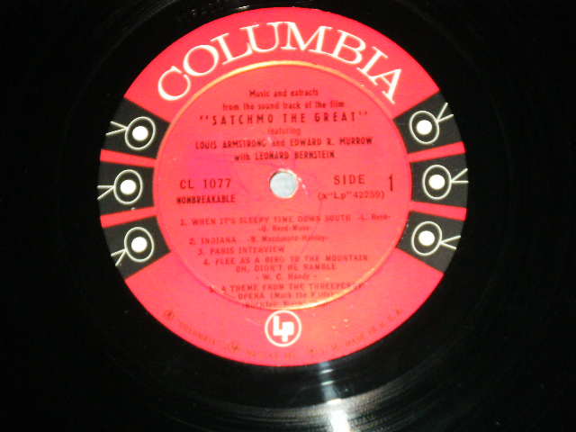 画像: LOUIS ARMSTRONG - SATCHMO THE GREAT ( Ex+/Ex+++ )  / 1957 US ORIGINAL " 6 EYES LABEL" MONO Used LP  