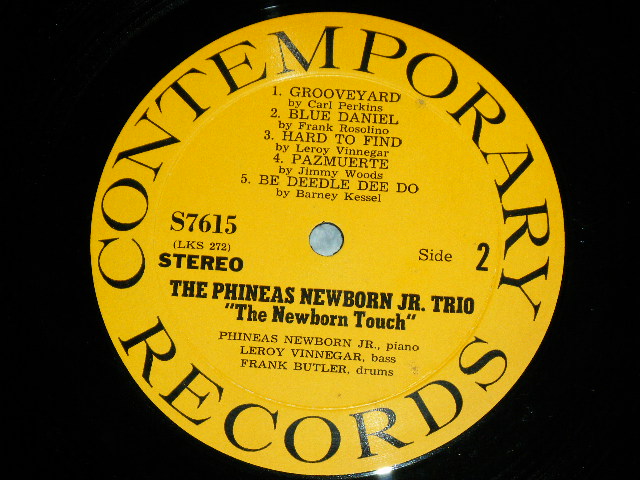 画像: PHINEAS NEWBORN JR. TRIO - THE NEWBORN TOUCH  / 1964 US AMERICA ORIGINAL  STEREO Used LP  