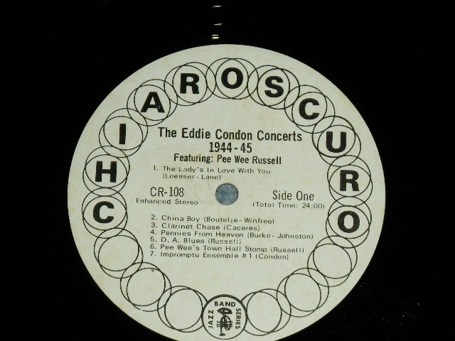 画像: EDDIE CONDON - THE EDDIE CONDON CONCERTS 1944-45 / 1972 US AMERICA ORIGINAL Used LP  