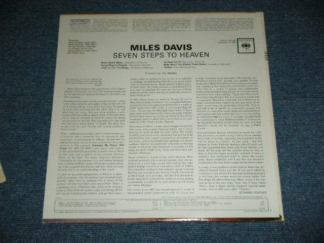 画像: MILES DAVIS  -  SEVEN STEPS TO HEAVEN (Ex++/Ex+++) / 1963 US ORIGINAL BLACK 360 Sound  Label STEREO Used LP 