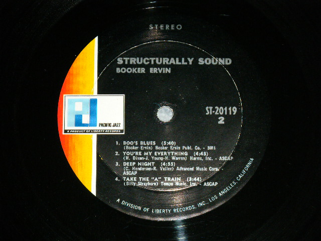 画像: BOOKER ERVIN - STRUCTURALLY SOUND  / 1968 US ORIGINAL STEREO Used LP  