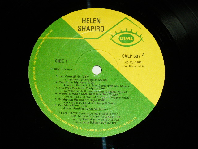 画像: HELEN SHAPIRO - STRAIGHTEN UP AND FLY RIGHT / 1983 UK ENGLAND ORIGINAL Brand New LP 