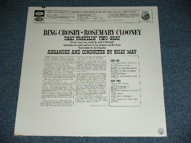 画像: BING CROSBY & ROSEMARY CLOONEY - THAT TRAVELIN' TWO-BEAT ( Ex+++/Ex+++  ) / 1965 US AMERICA ORIGINAL STEREO  Used LP