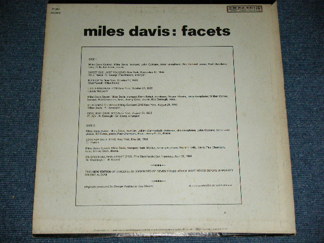 画像: MILES DAVIS - FACETS / 1977 US AMERICA "RECORD CLUBE Released"  Used LP 