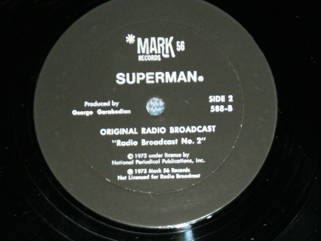 画像: ORIGINAL RADIO BROADWAY CAST : COCA-COLA PRESENTS - SUPERMAN / 1973 US AMERICA  ORIGINAL   Used LP 