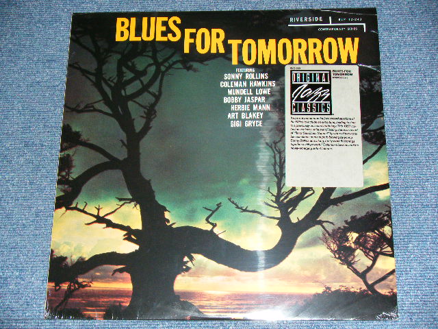 画像1: VA - BLUES FOR TOMORROW / 1982 US AMERICA REISSUE Brand New SEALED LP ( Mundell Lowe (guitar); Herbie Mann (flute, bass clarinet); Bobby Jaspar (flute, saxophone, tenor saxophone); Coleman Hawkins, John Coltrane, Sonny Rollins (saxophone, tenor saxophone); Gene Quill, Gigi Gryce (alto saxophone); Idrees Sulieman, Jack Sheldon, Ray Copeland (trumpet); George Wallington, Jimmy Rowles, Sonny Clark, Billy Taylor (piano); Ed Thigpen, Elvin Jones, Mel Lewis, Roy Haynes, Art Blakey (drums).     Blues for Tomorrow ~ East Coast All-Stars A Sad Thing ~ Herbie Mann's Californians Funky Hotel Blues ~ Sonny Rollins Quartet Let's Blow Some Blues ~ Mundell Lowe Quintet The Fuzz ~ Bobby Jaspar Quartet)