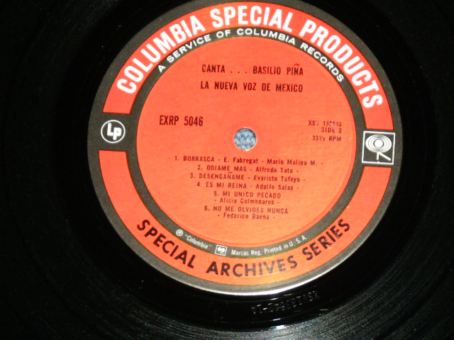 画像: BASILIO PINA ( MEXICAN POP SINGER ) - LA NUEVA VOZ DE MEXICO / 1970's US AMERICA ORIGINAL Used LP