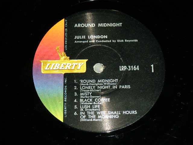 画像: JULIE LONDON - AROUND MIDNIGHT ( Ex++/Ex+++ ) / 1960 US ORIGINAL MONO Used  LP 