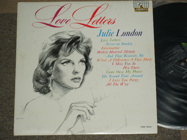 画像1: JULIE LONDON - LOVE LETTERS ( Ex+,Ex++/Ex++,Looks:Ex++) /1962 US ORIGINAL MONO LP