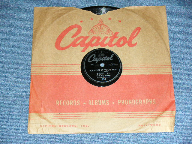 画像: PEGGY LEE - I DON'T KNOW ENOUGH ABOUT YOU  /1950s  US AMERICA ORIGINAL Used  78rpm SP