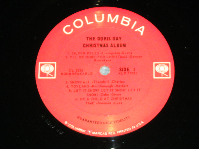 画像: DORIS DAY -  THE CHRISTMAS ALBUM ( MINT-/Ex+++ )  / 1964 US AMERICA ORIGINAL 2 EYES Label Mono Used LP