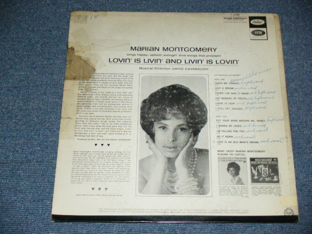 画像: MARIAN MONTGOMERY - LOVIN' IS LIVIN' (MINT/MINT Like a new) /1964 US AMERICA ORIGINAL "BLACK with RAINBOW Label" STEREO Used LP 