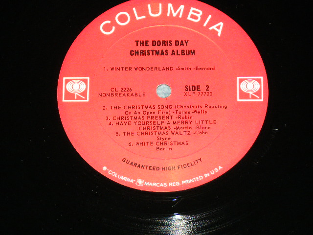 画像: DORIS DAY -  THE CHRISTMAS ALBUM ( MINT-/Ex+++ )  / 1964 US AMERICA ORIGINAL 2 EYES Label Mono Used LP